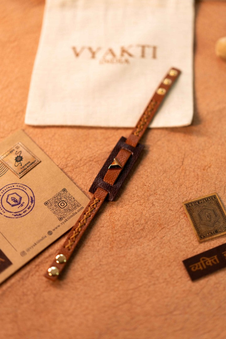 'वीर' (Veer) - Vegan Leather Rakhi