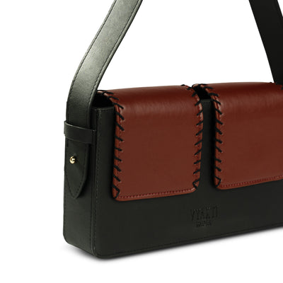 “बसता” - Double Flap Shoulder Bag